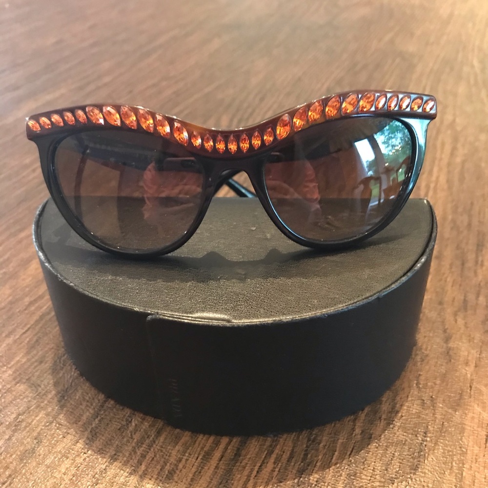 Prada Gem Cateye Sunglasses